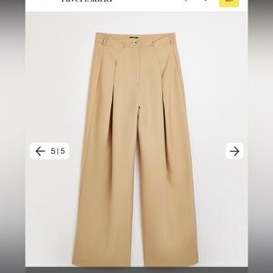 River Island Tan Wide-Leg Pants